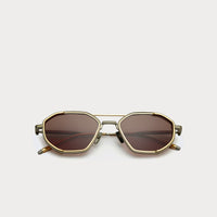 Sarri Casablanca Gunmetal Dark Havana metal sunglasses