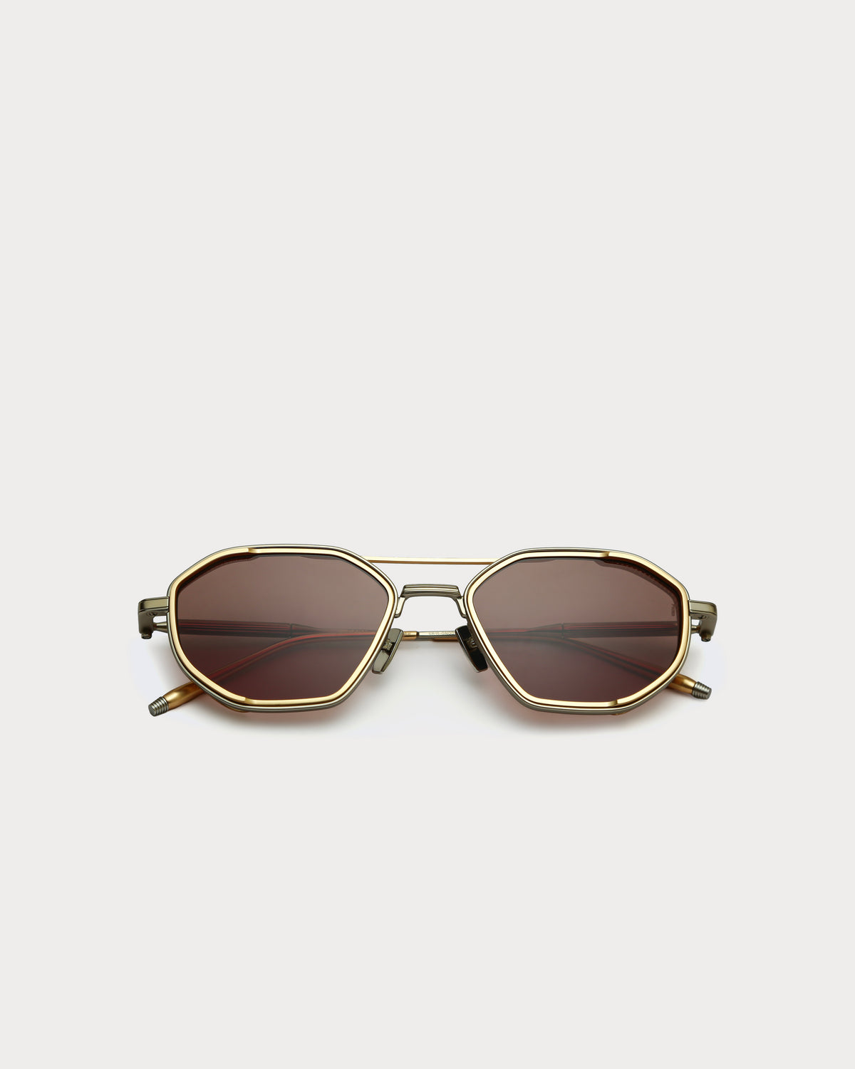 Sarri Casablanca Gunmetal Dark Havana metal sunglasses