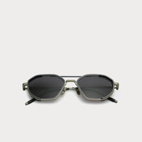 Sarri Casablanca Silver Eclipse Black metal sunglasses