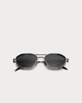 Sarri Casablanca Silver Eclipse Black metal sunglasses