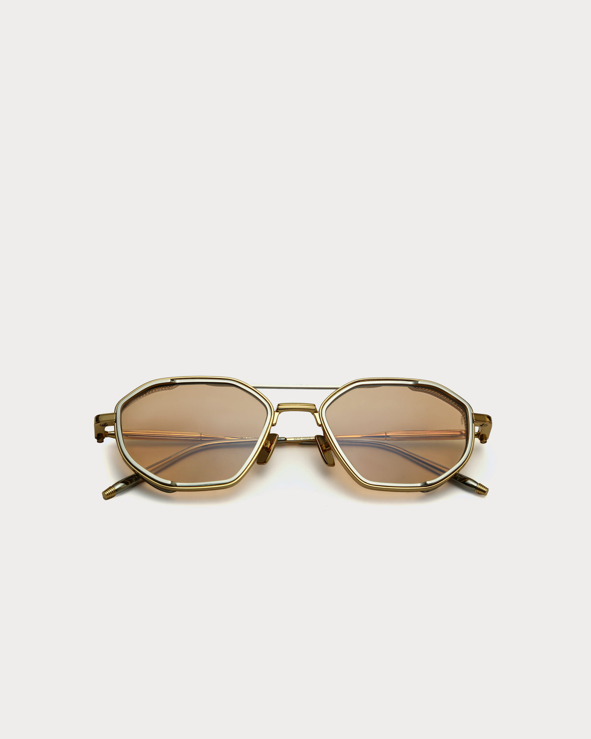 Sarri Casablanca Gunmetal Light Havana metal sunglasses